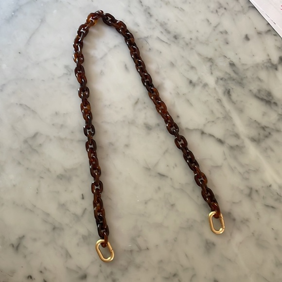 Clare V Shoulder Strap - Tortoise Resin - Picture 1 of 2